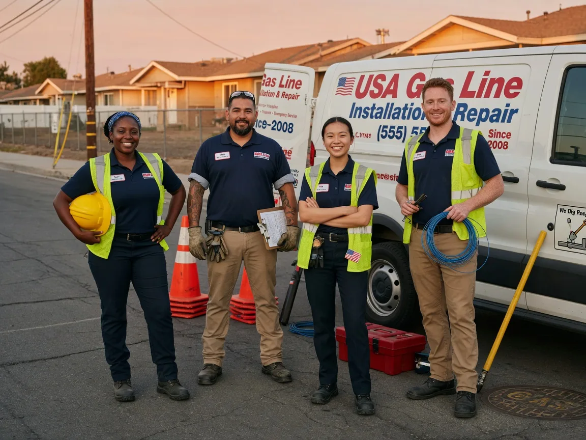 Gas Line Installation company in Nubieber, CA